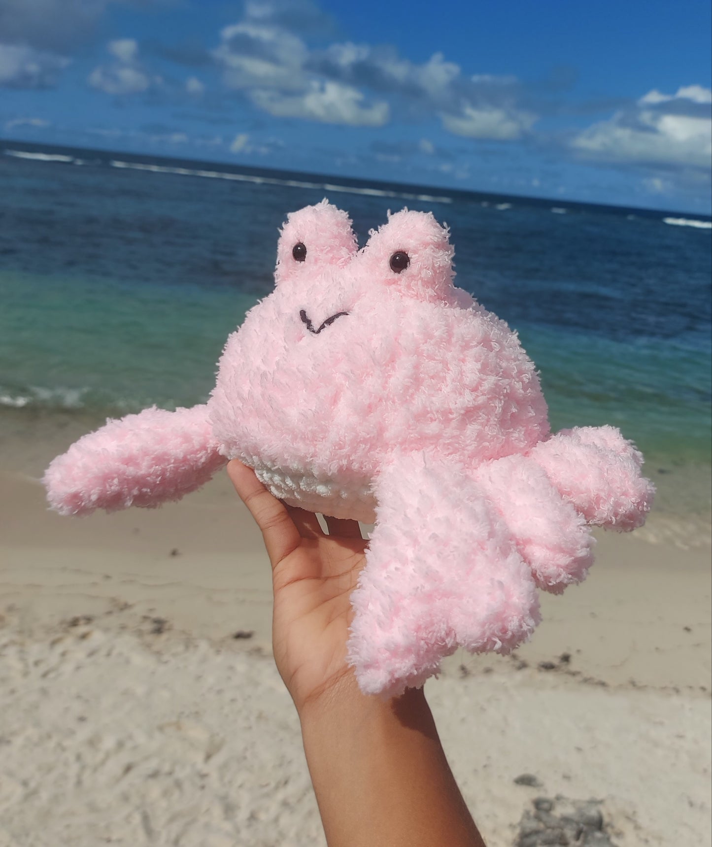 Peluche crabe fluffy